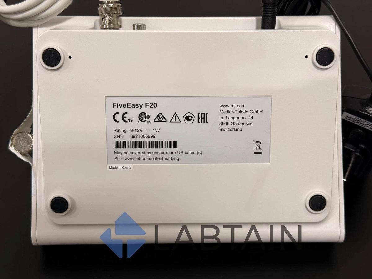 Used Mettler Toledo F20-Kit FiveEasy w/ PH Electrode