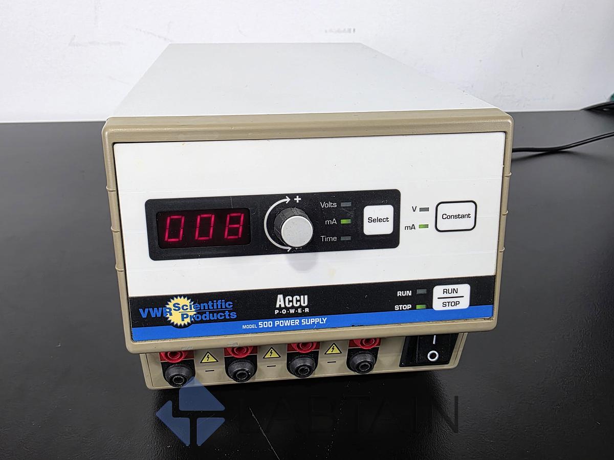 Used VWR AccuPower Model 500 Electrophoresis Power Supply Used