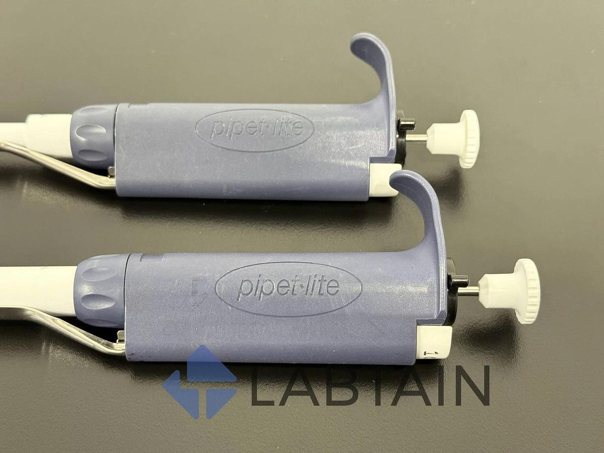 Used Rainin Pipet-Lite Classic-Style Micropipets - 2 - 20 ul and 100-1000 Manual Pipe