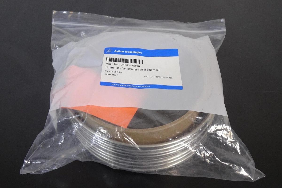 Agilent 7157-0210 Tubing 20ft | Stainless Steel Empty Column
