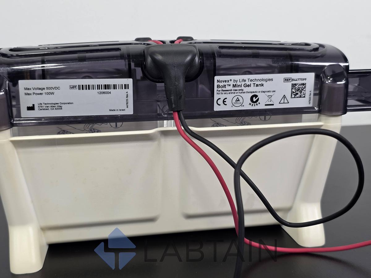 Used Life Technologies Novex Bolt Mini Gel Tank w/ (2) Invitrogen Mini Blot Modules