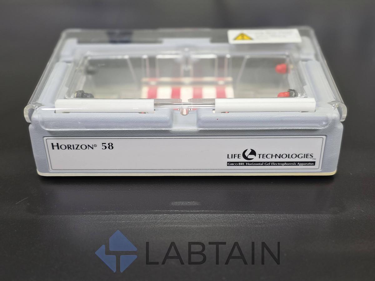 Used Life Technologies Gibco BRL Horizon 58 Horizontal Gel Electrophoresis System Used