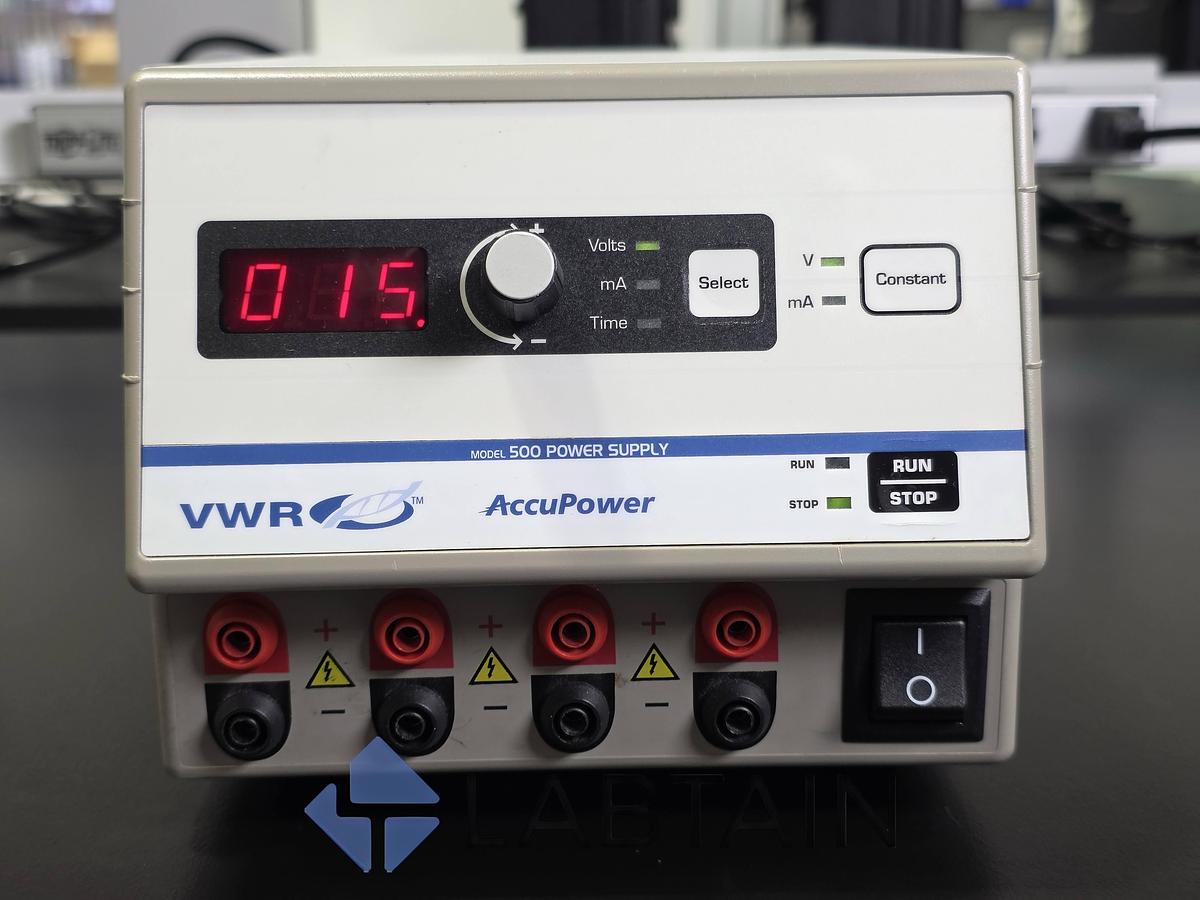 Used VWR AccuPower Model 500 Electrophoresis Power Supply Used