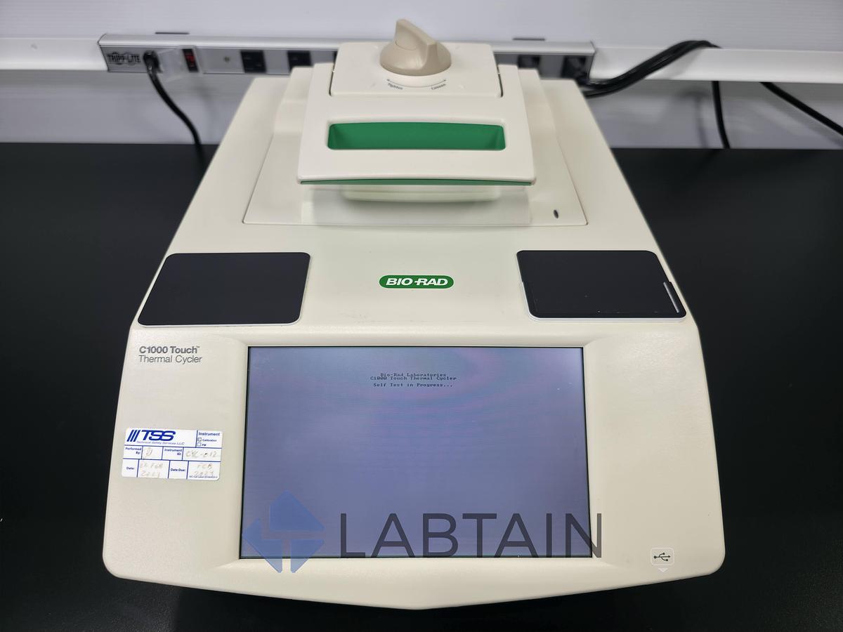 Used Bio-Rad C1000 Touch Thermal Cycler with 96-Well Fast Reaction Module RN113236 - 22,133 Total Run Hours - Tested & Functional