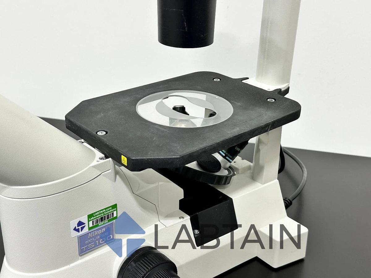 Used Nikon Eclipse TS100 Inverted Microscope – Phase Contrast – For Tissue Culture