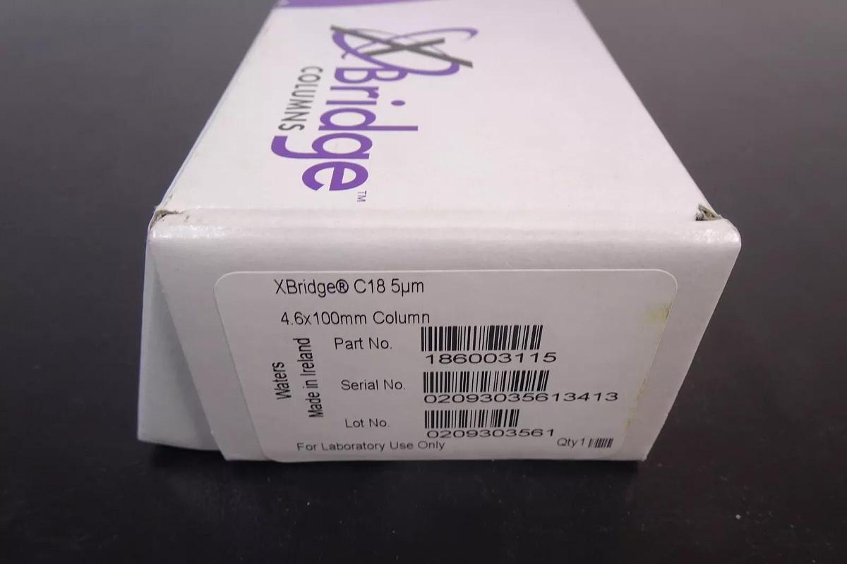 Waters XBridge C18 HPLC LC Column – 5 µm, 4.6 × 100 mm – Part 186003115 – Excellent Condition
