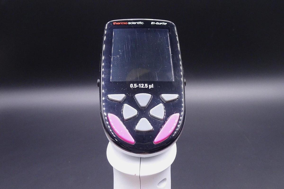 Used Thermo Scientific 0.5-12.5 E1-CLIPTIP Pipette Electronic Adjustable