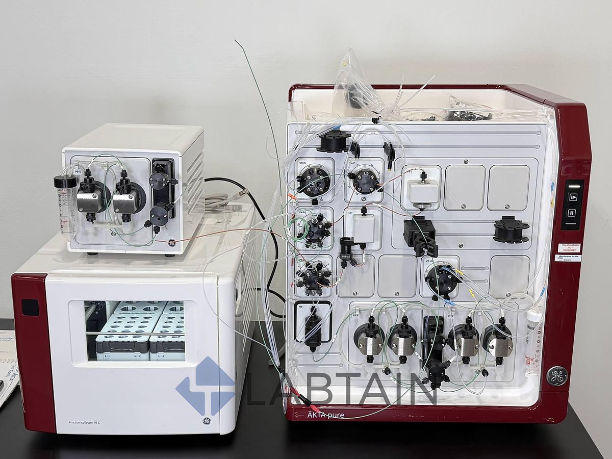 Used GE ÄKTA Pure Chromatography System with F9-C Fraction Collector & S9 Sample Pump