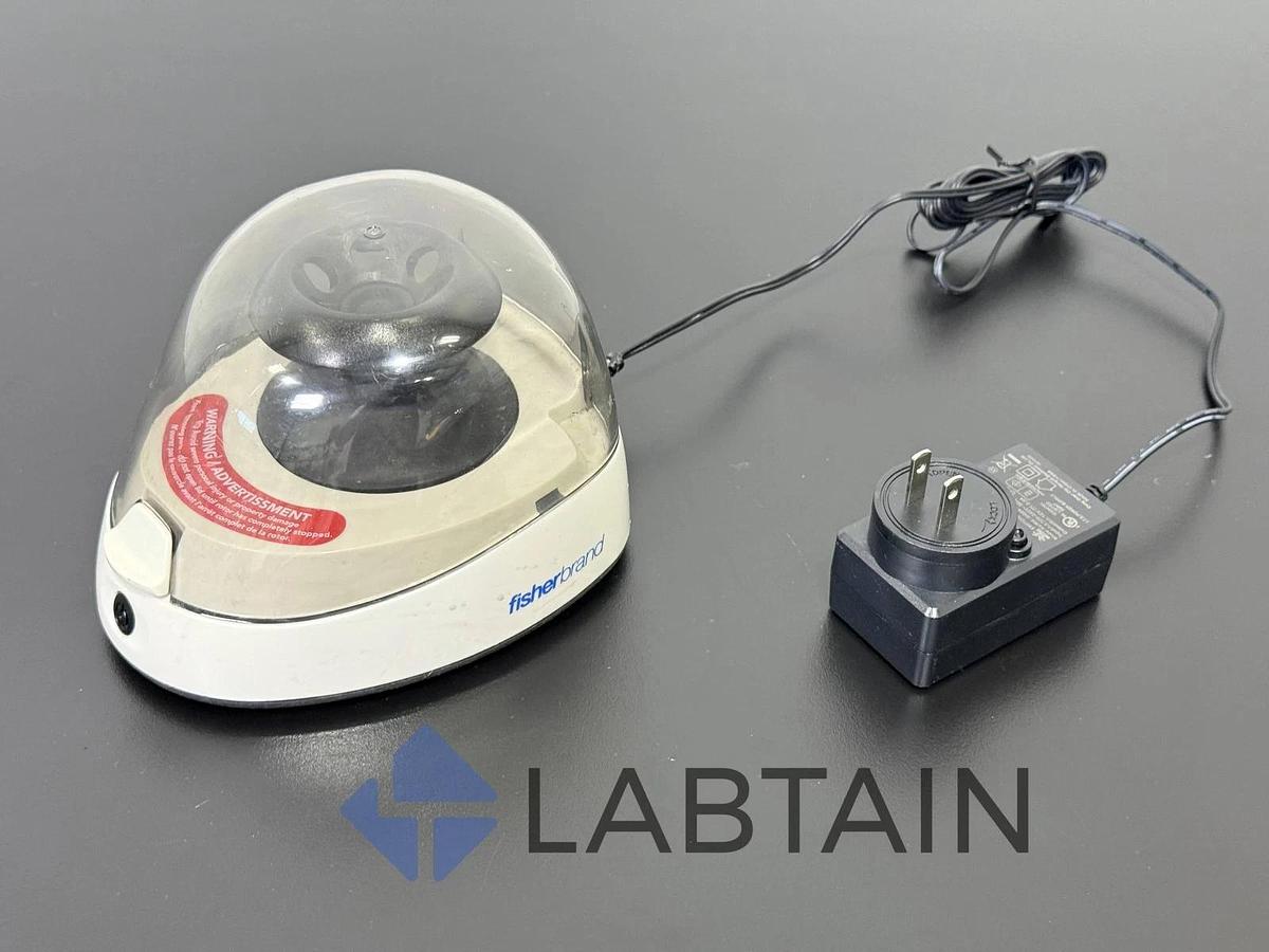 Used Fisherbrand Mini Centrifuge Sprout Plus by Heathrow Scientific HSG02757 12VDC 0.6A 7.3W – Tested
