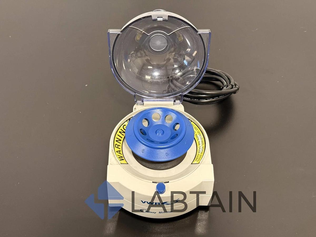 Used VWR Galaxy Mini Centrifuge C1415 – 26 Joules Kinetic Energy – Compact Lab Spinner