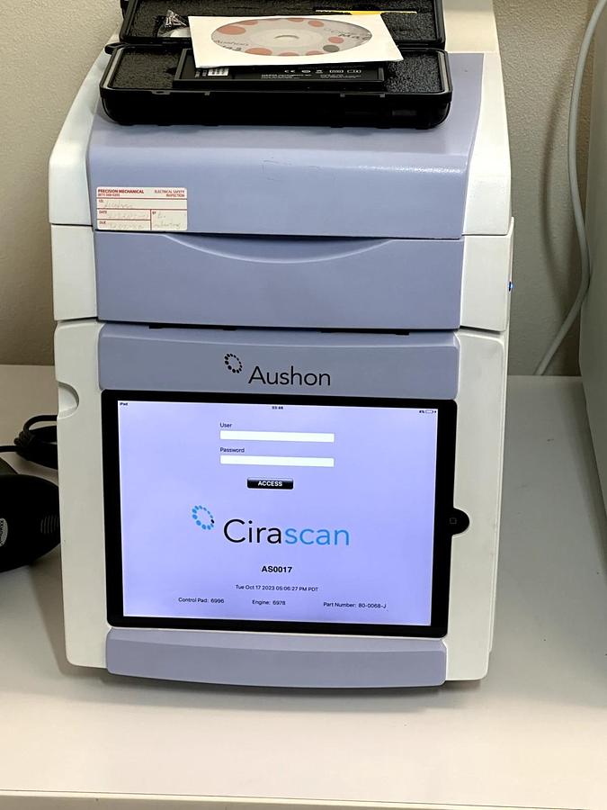 Used 2× Aushon CiraScan Imaging and Analysis System ASP-2010 SN AS0017 & AS0093 – Tested