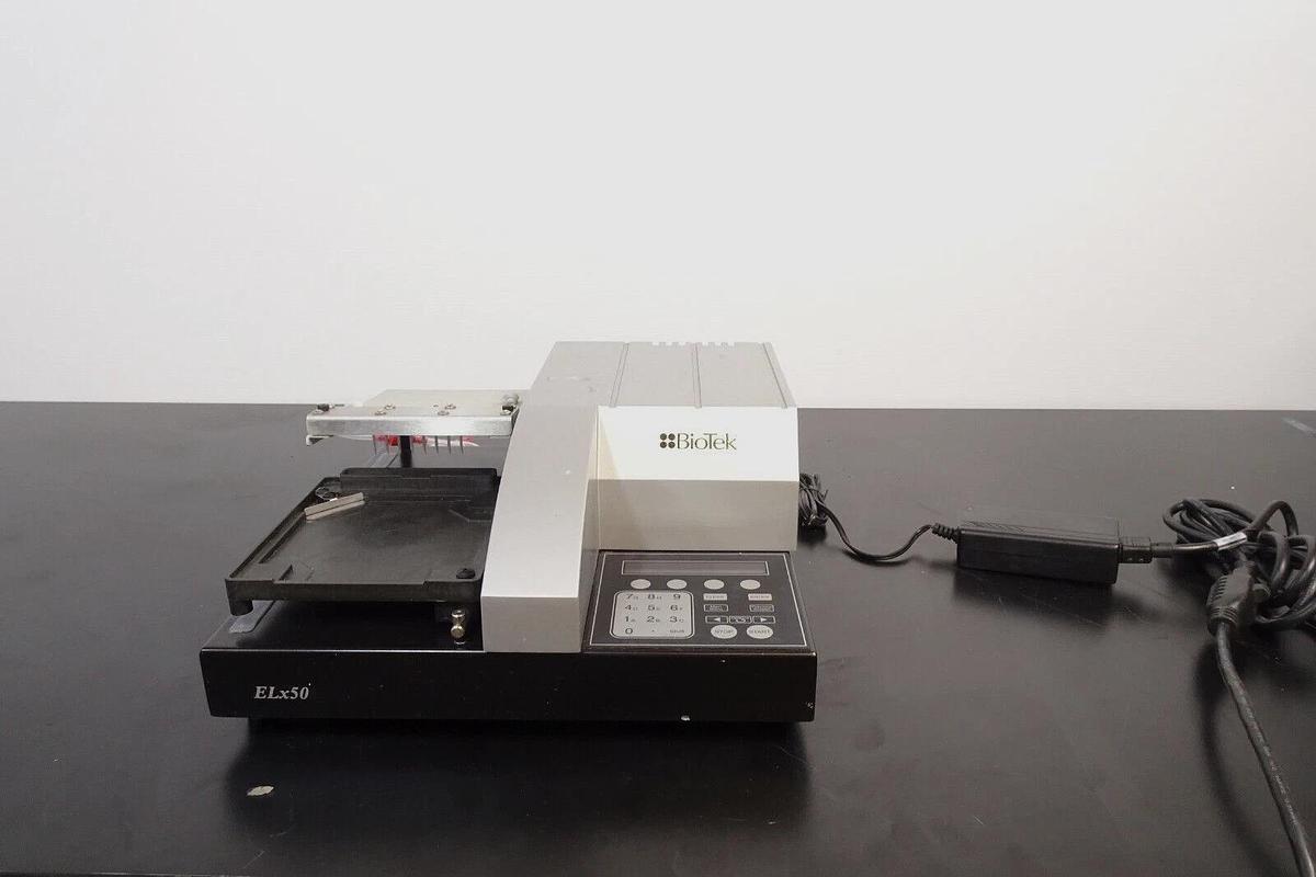 Used BioTek ELx50 Microplate Strip Washer – Automated Plate Washer – Tested