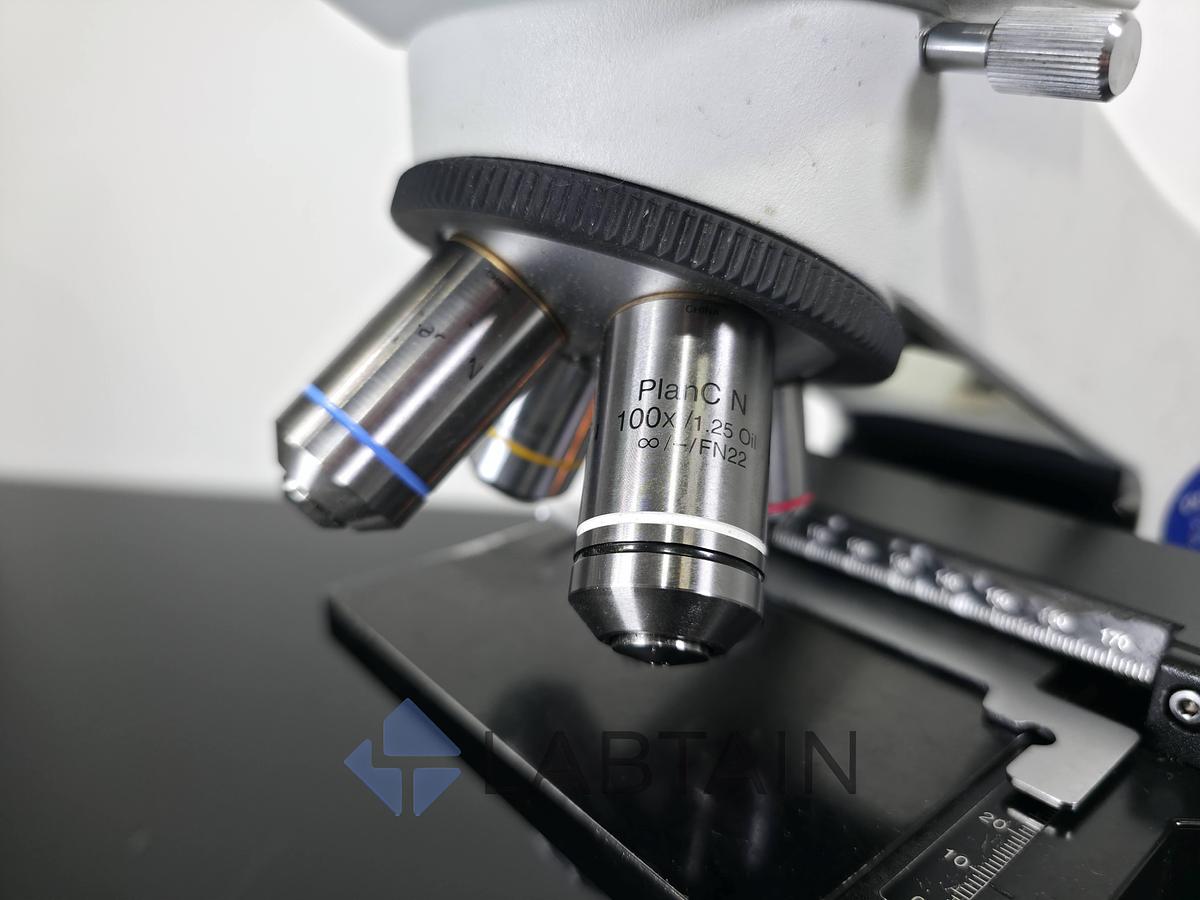 Used Olympus CX21FS1 Binocular Biological Microscope | 4X, 10X, 40X, 100X Objectives | Used {draft three}