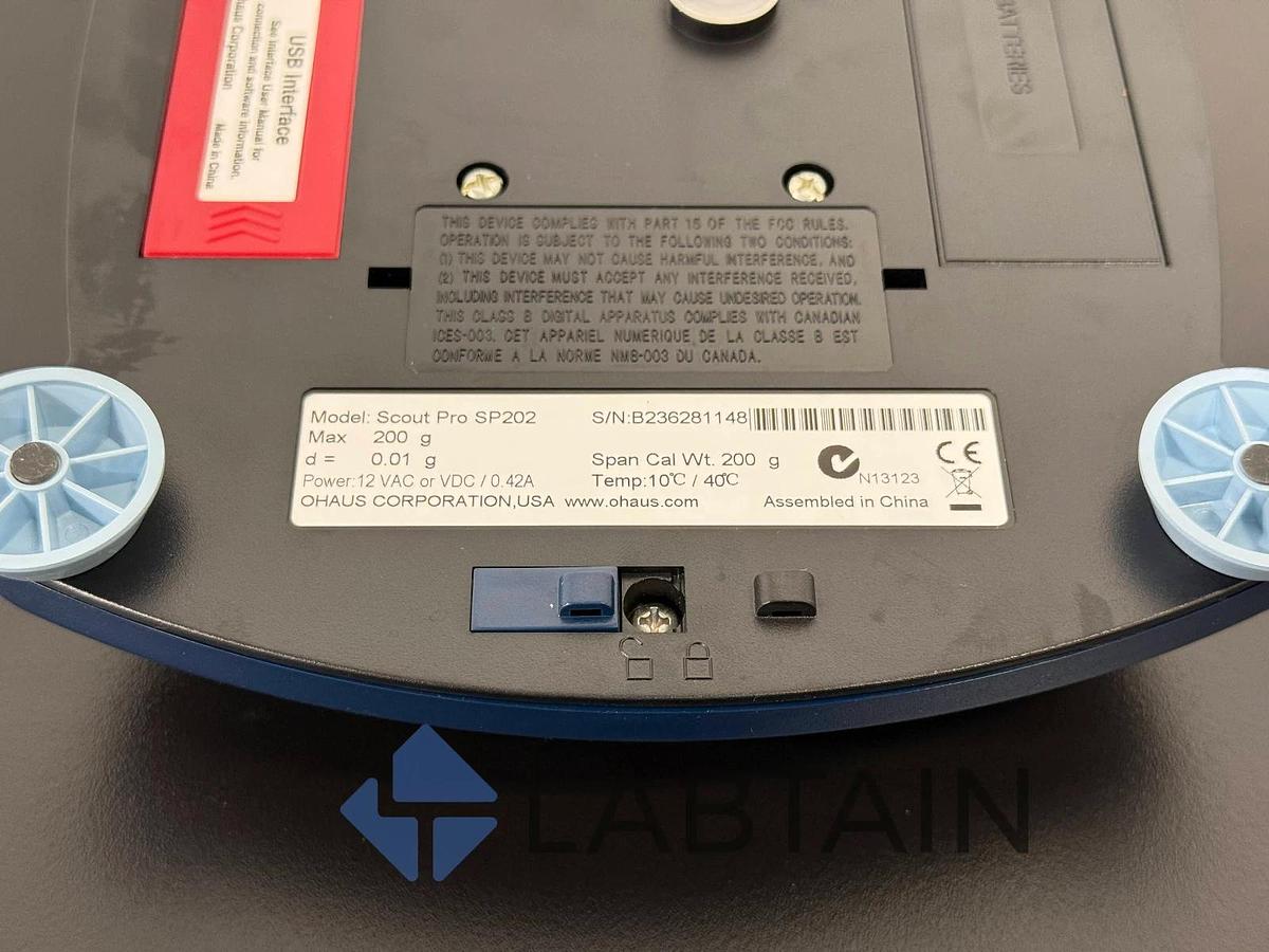 Used Ohaus Scout Pro SP202 Scout Pro Portable Balance