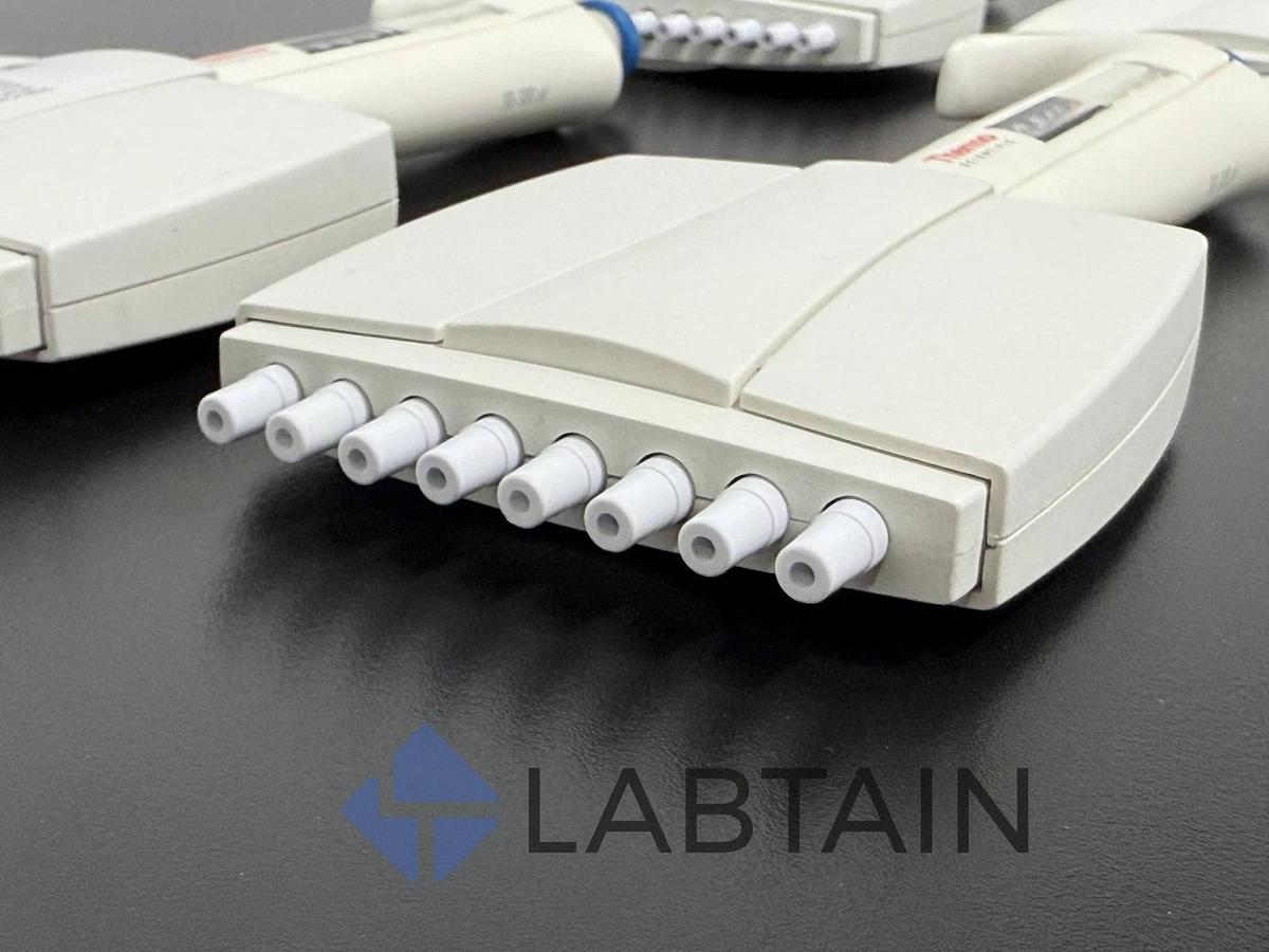 Used Thermo Scientific Finnpipette Multichannel Pipette Lot - 5-50ul and 30-300ul