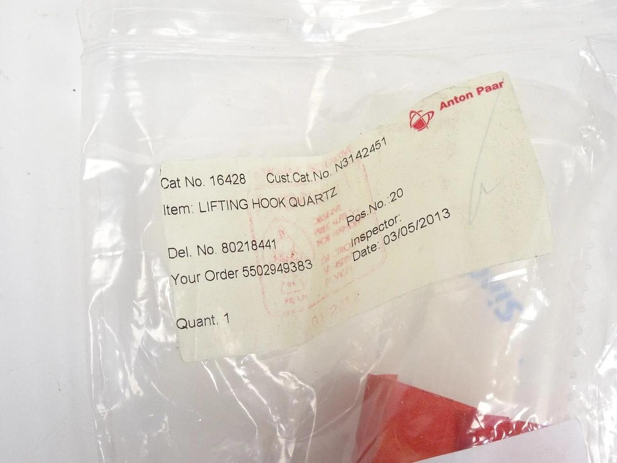 Anton Paar 16428 Lifting Hook Quartz | Perkin Elmer N3142451