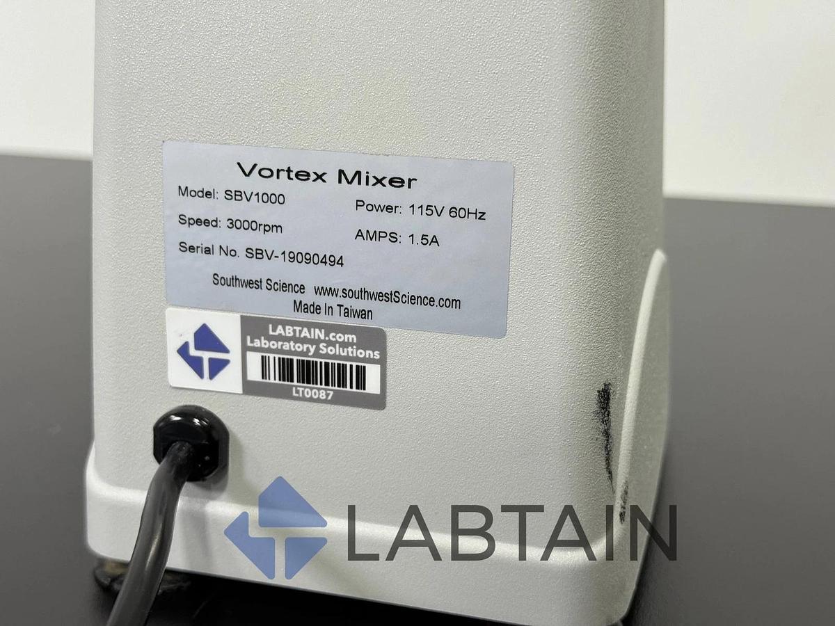 Used Southwest Science Vortex Mixer - Model SBV1000 - 3000 RPM | SBV-19090494