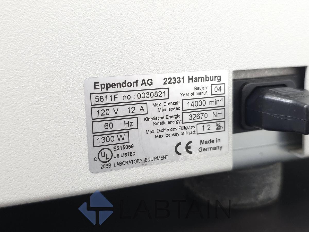 Used Eppendorf Centrifuge 5810 R w/ A-2-DWP Plate Rotor Used (Defective Cooling)