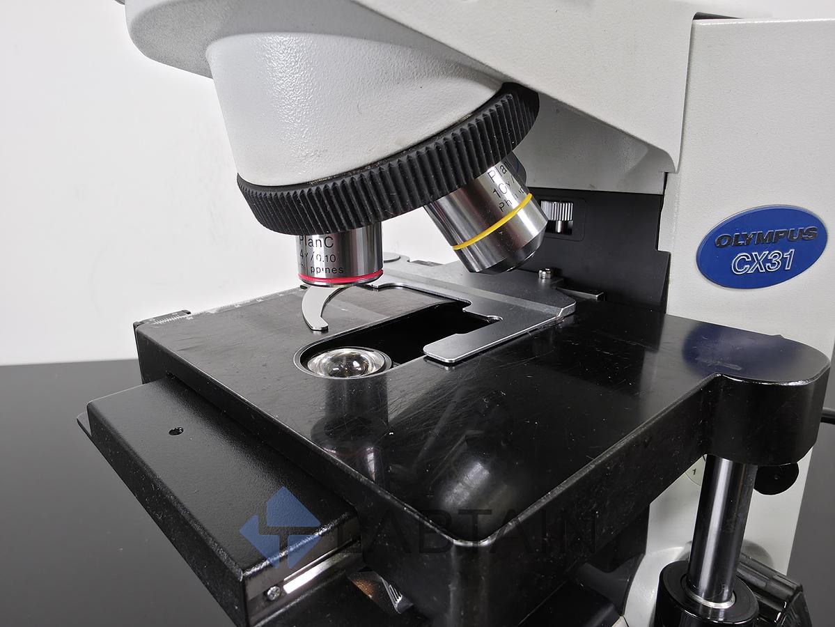 Used Olympus CX31 Binocular Biological Microscope PlanC Infinity Optics 4x-100x Used