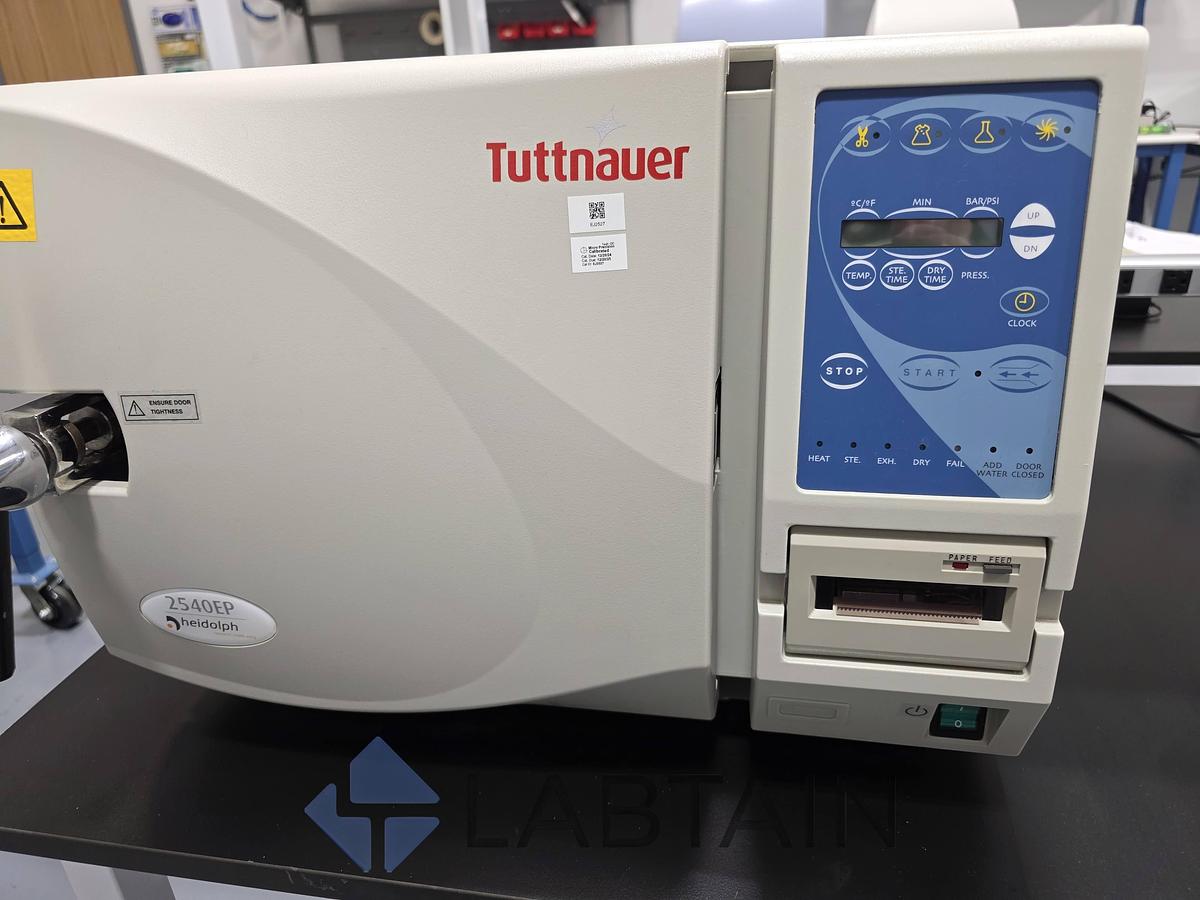 Used Tuttnauer 2540EP / Heidolph Automatic Autoclave Steam Sterilizer - 2019 Model - Tested