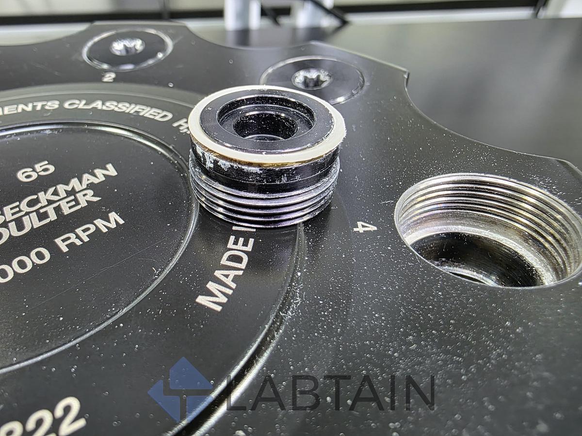 Used Beckman Coulter NVT 65 Near-Vertical Ultracentrifuge Rotor 65,000 RPM 8x13.5mL