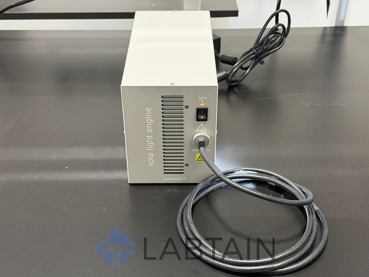 Used Lumencor SOLA SM 5-LCR-VA Light Engine LED Fluorescence Illuminator