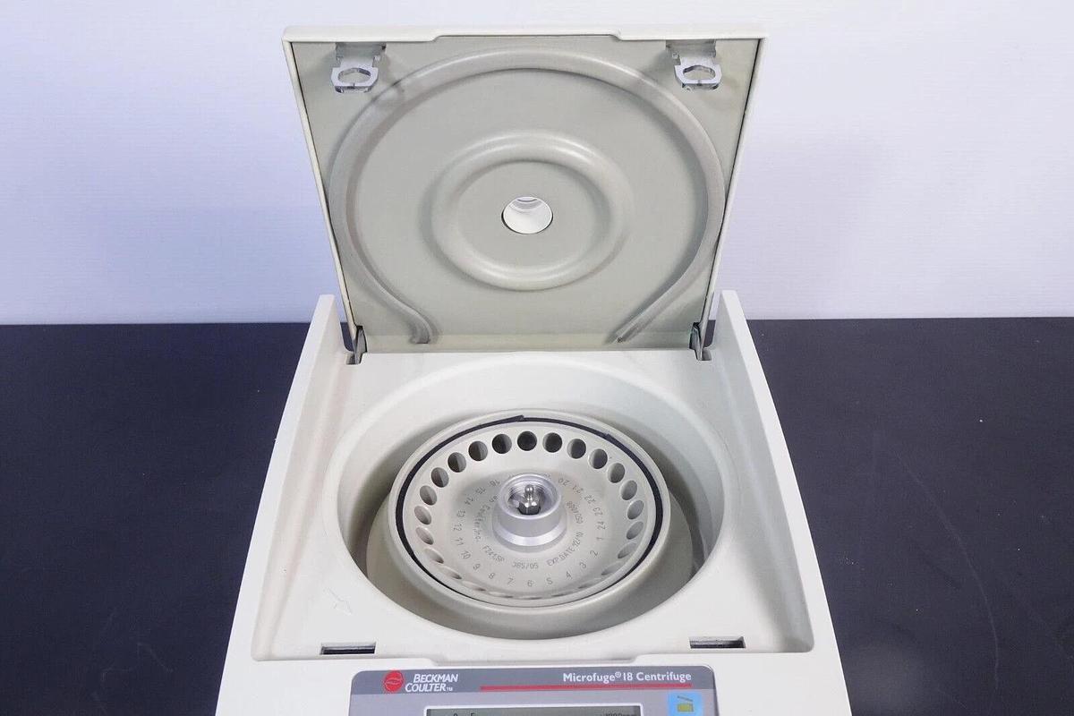 Used Beckman Coulter Microfuge 18 Centrifuge 367160 – Tested