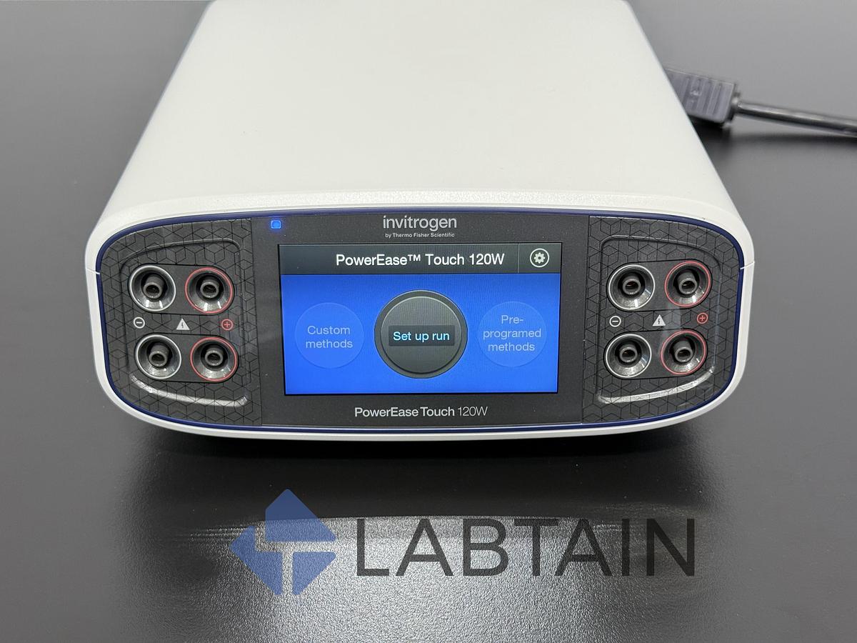 Used Invitrogen Thermo Fisher PowerEase Touch 120W Power Supply DNA Gel Electrophoresis PS0120211126058 – Tested