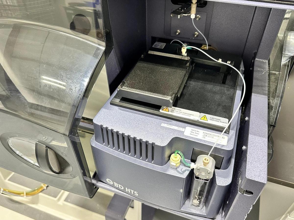 Used BD FACSCanto II Flow Cytometer System – With Fluidics Cart and BD HTS – Used