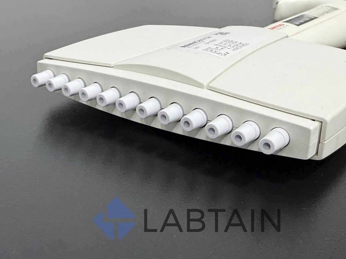 Used Thermo Scientific Finnpipette Multichannel Pipette Lot - 5-50ul and 30-300ul