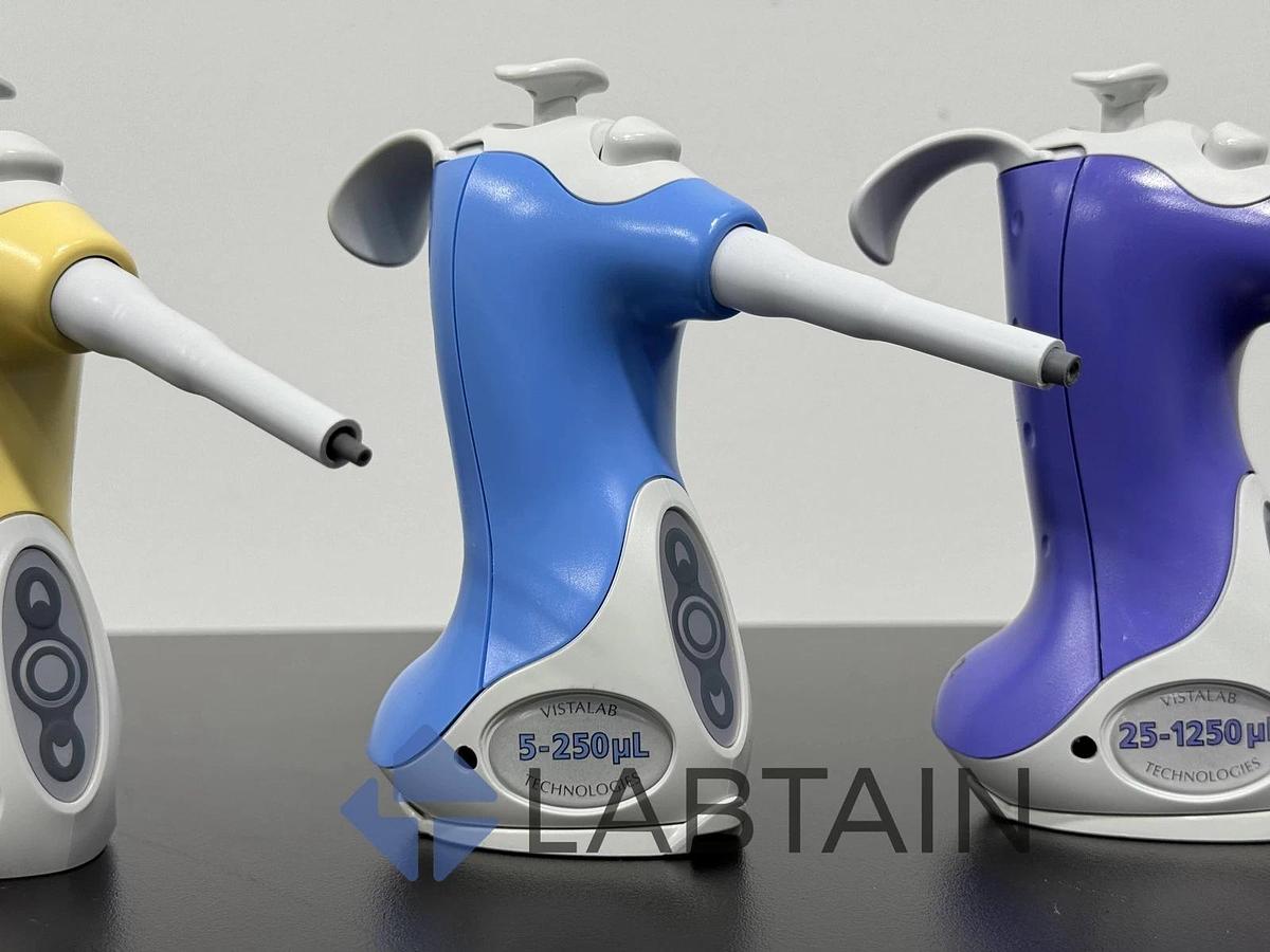 Used VistaLab Ovation ESC Electronic Pipette Lot - Models 0.5-1250ul