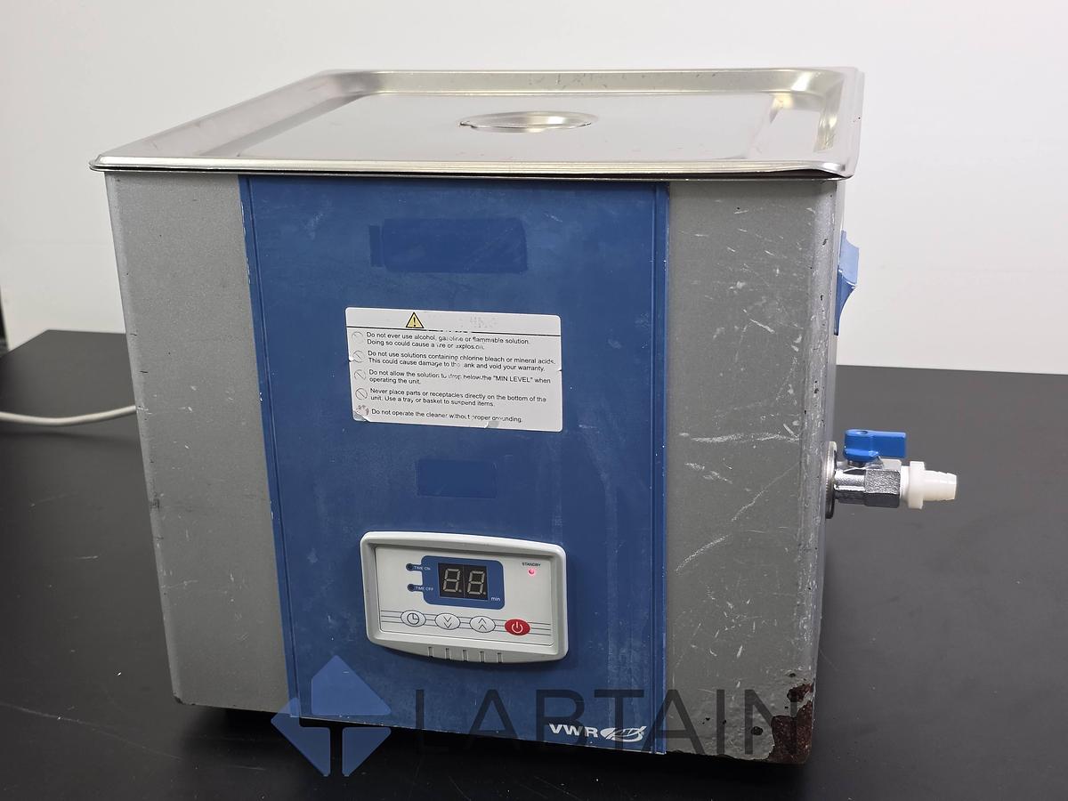 Used VWR 97043-976 Digital Laboratory Ultrasonic Cleaner w/ Lid Used