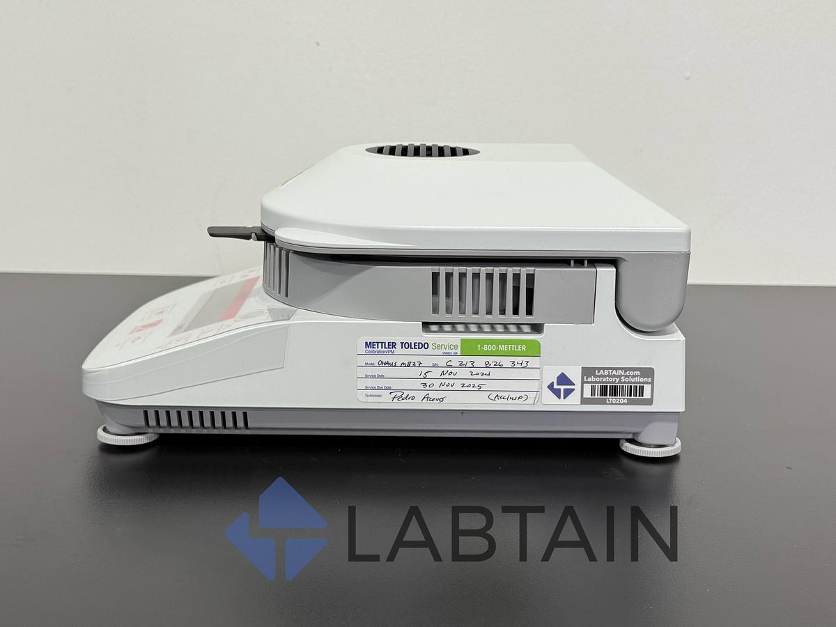 Used Ohaus MB27 Moisture Analyzer Balance 90g x 0.001g Laboratory Scale C213826343 – Tested