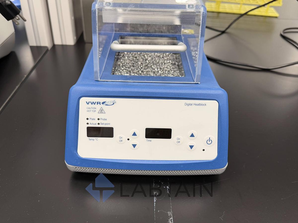 Used VWR Digital Heatblock Dry Block Heater w/ Thermal Beads & Acrylic Lid - Used