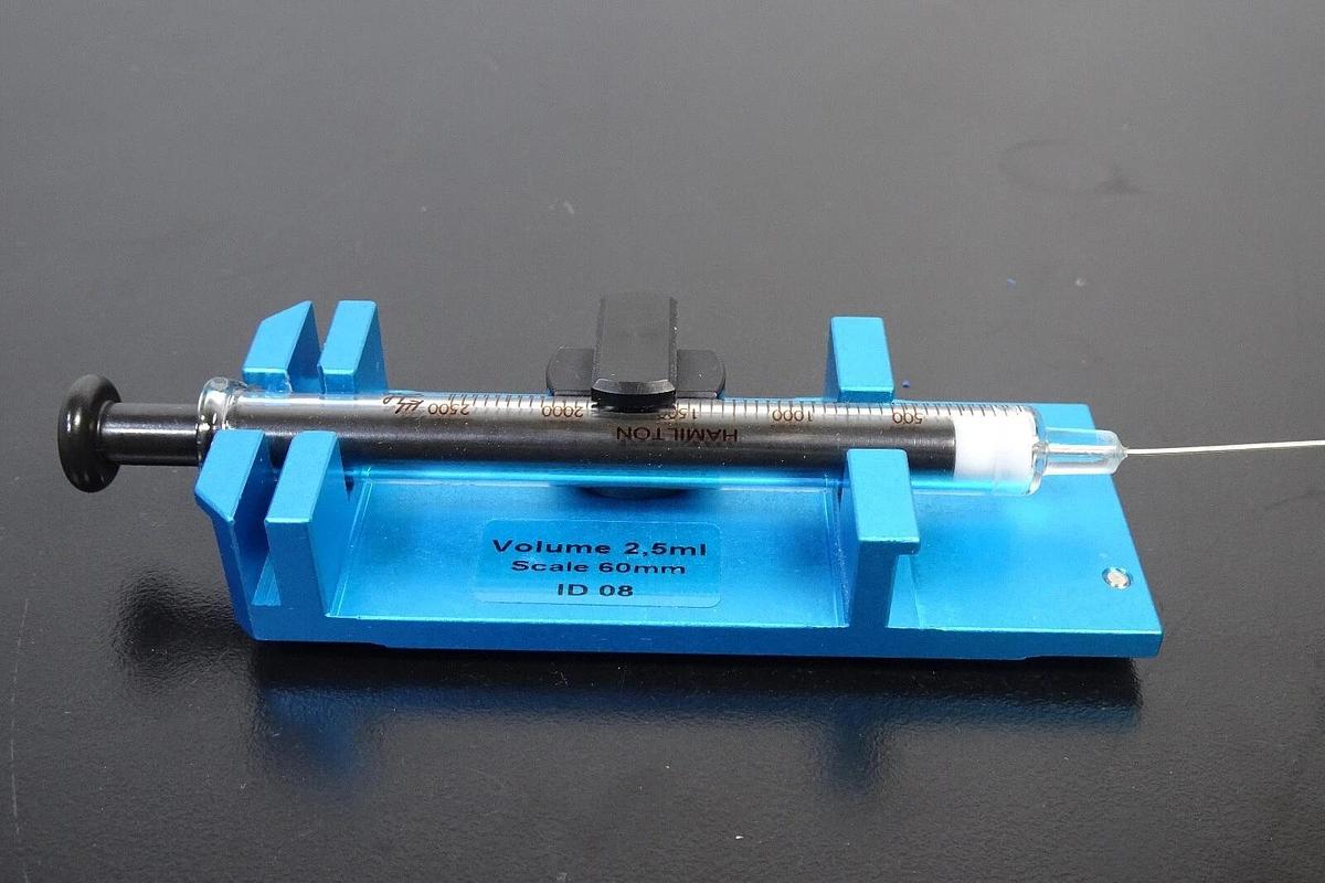 Used CTC Analytics MSU 041-00A Syringe Holder for PAL Autosampler