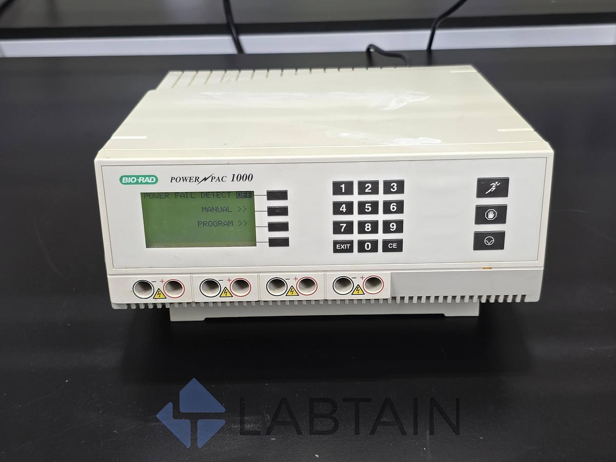 Used Bio-Rad PowerPac 1000 Electrophoresis Power Supply 100-120V