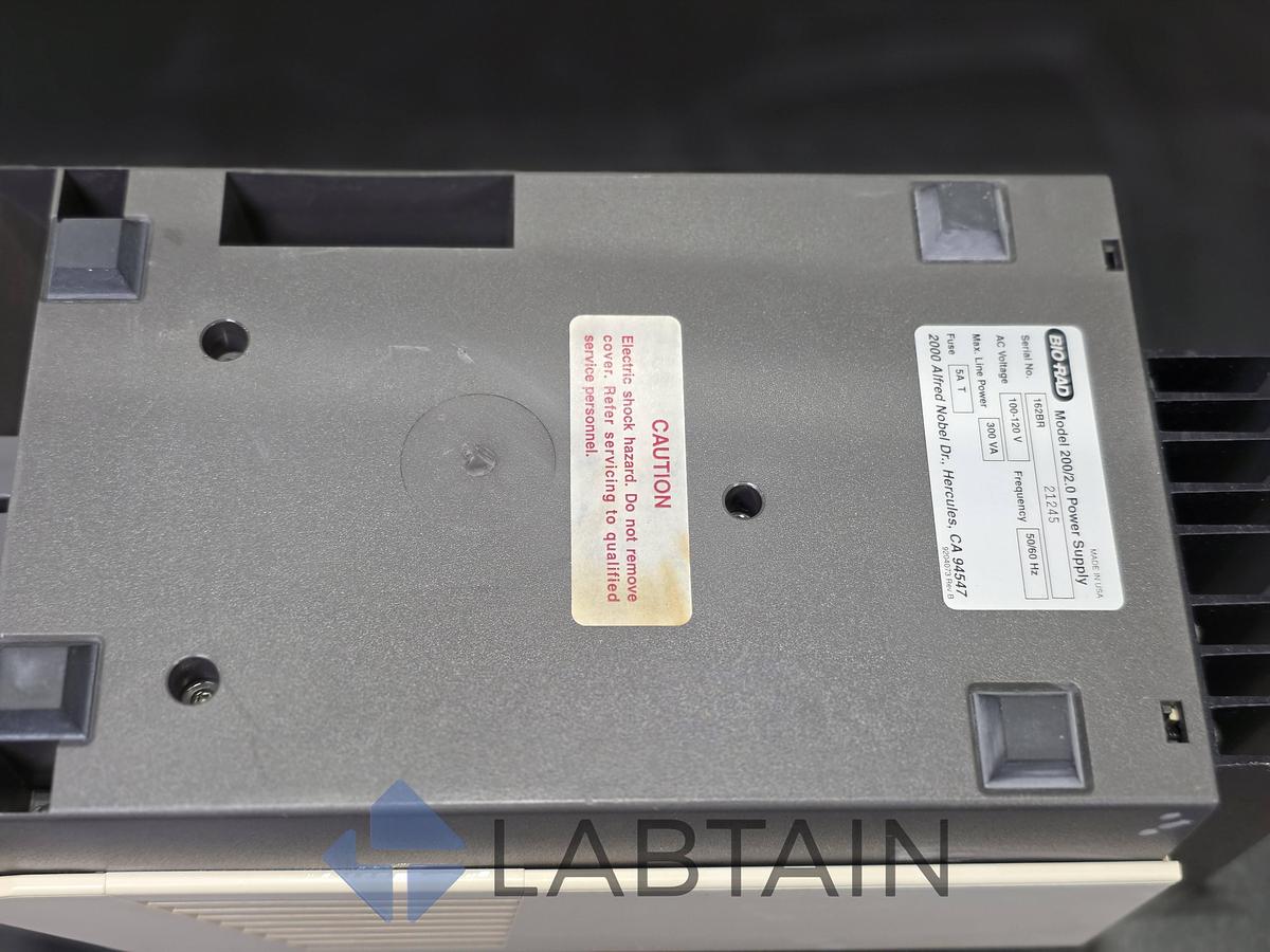 Used Bio-Rad Model 200/2.0 Electrophoresis Power Supply 100-120V