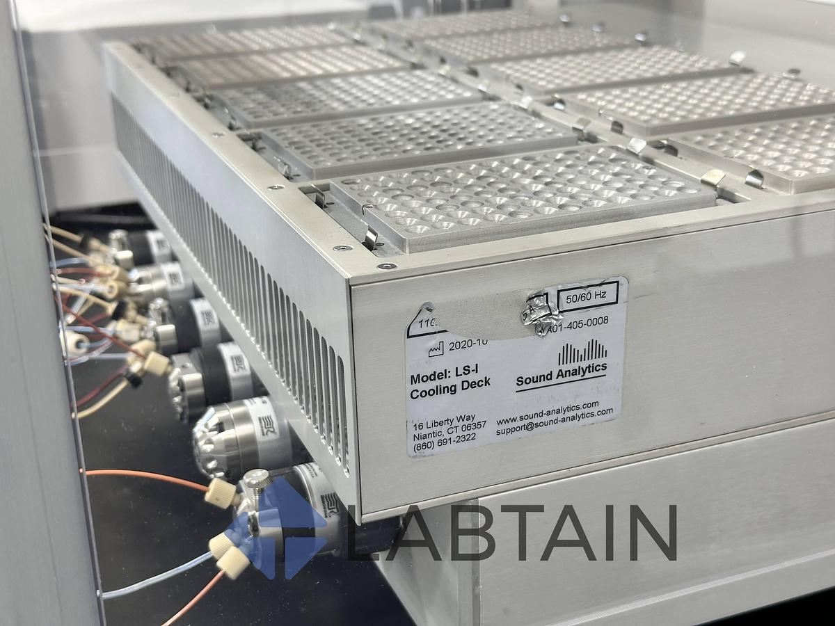 Used Sound Analytics LS-1 Automated Liquid Handling System with Tecan Cavro Omni Robot & Cooling Deck