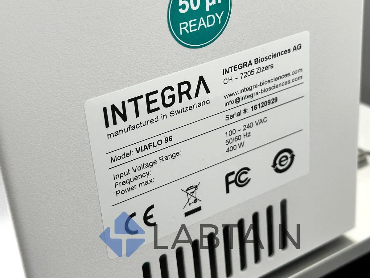 Used INTEGRA VIAFLO 96 Electronic 96-Channel Handheld Pipette with 96x1250µl Head