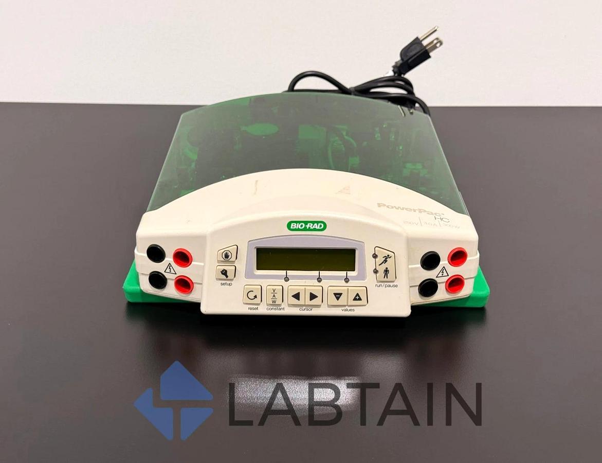 Used BIO-RAD PowerPac HC High-Current Electrophoresis Power Supply 400VA VGC