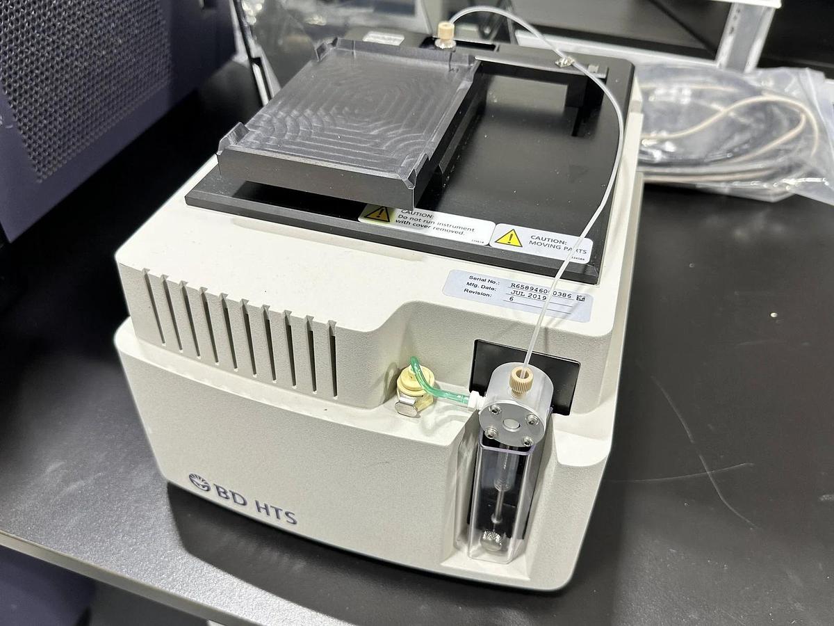 Used BD FACSCanto II Flow Cytometer System – With Fluidics Cart and BD HTS – Used