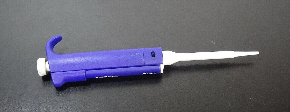 Used Fisherbrand Finnpipette II Variable Volume Pipette – 0.5–10 µL – Single Channel Manual – Used