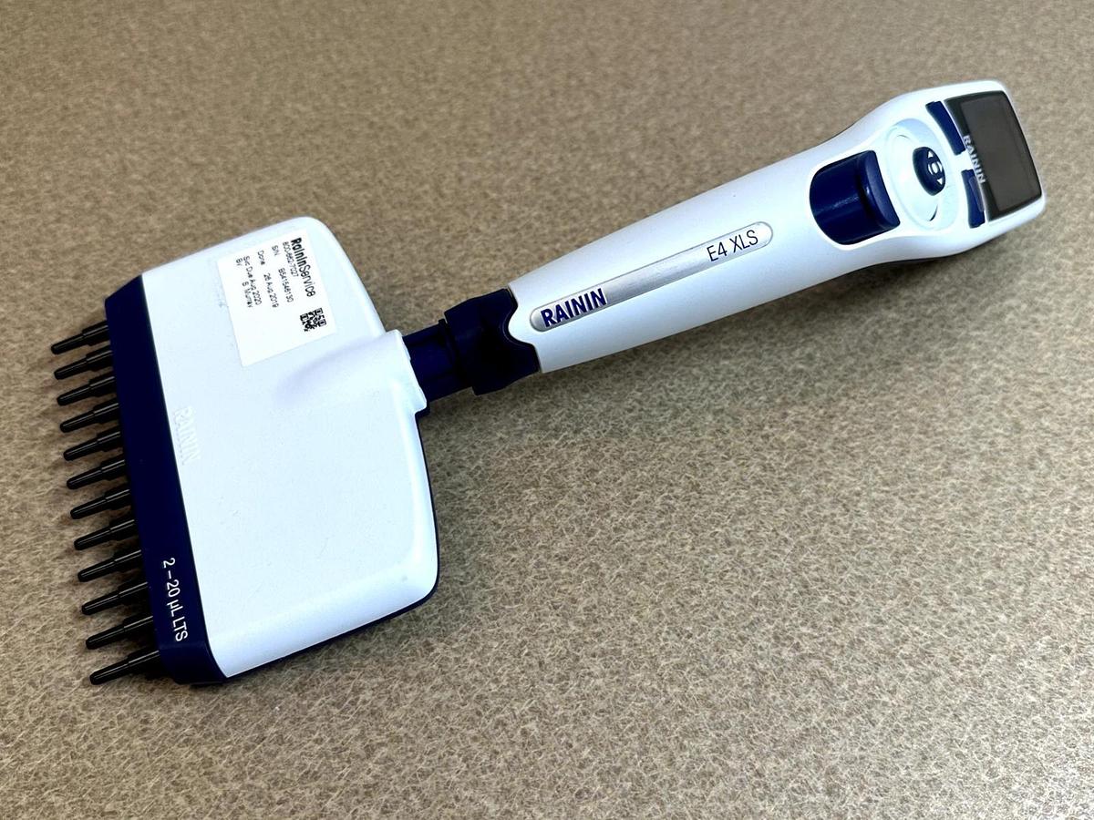 Used Rainin Pipet-Lite E4 XLS | 2-20uL | Electronic 12-Channel Pipette w/Warranty