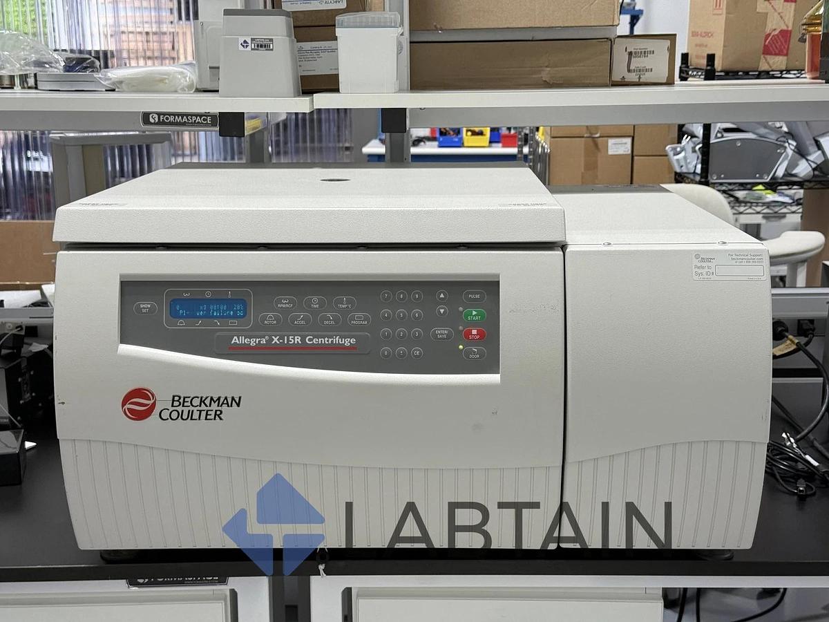 Used Beckman Coulter Allegra X-15R Refrigerated Centrifuge With SX4750A Rotor