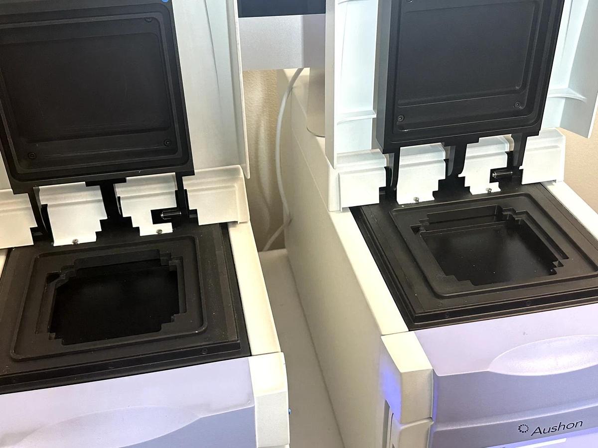 Used 2× Aushon CiraScan Imaging and Analysis System ASP-2010 SN AS0017 & AS0093 – Tested