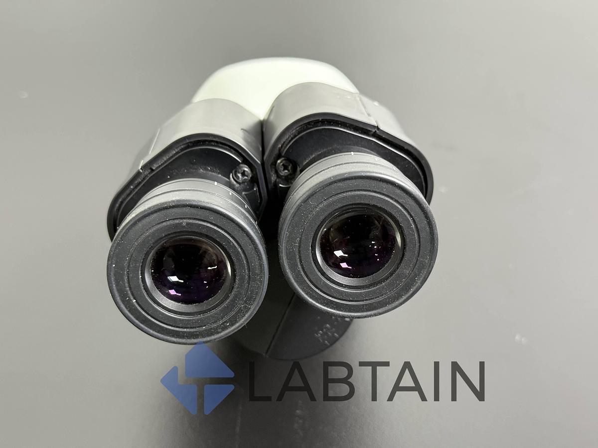 Used Olympus CX23 Binocular Microscope Head – WF 10x/20 Eyepieces – Replacement Part – S/N 121671