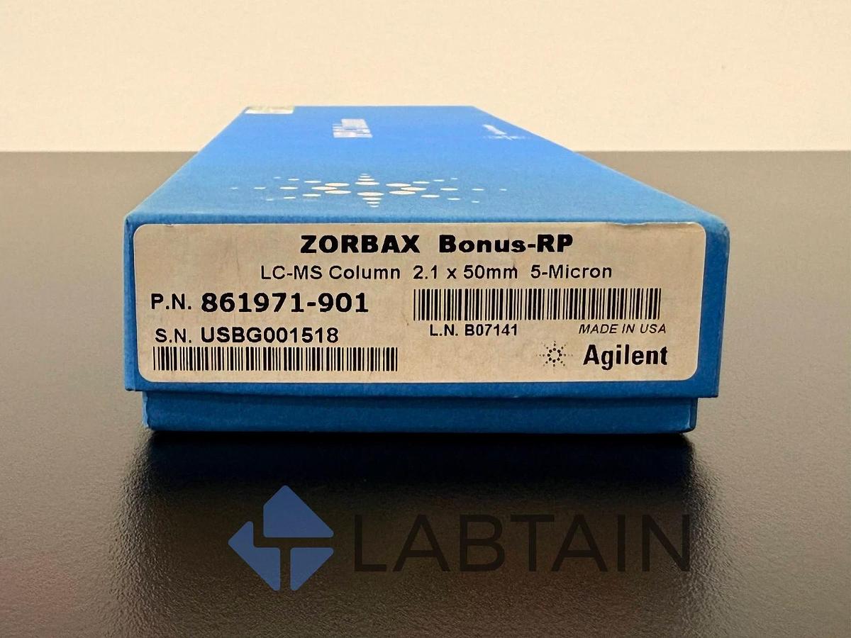 Agilent ZORBAX Bonus-RP HPLC LC-MS Column – 2.1 × 50 mm, 5 µm – P/N 861971-901 – Tested