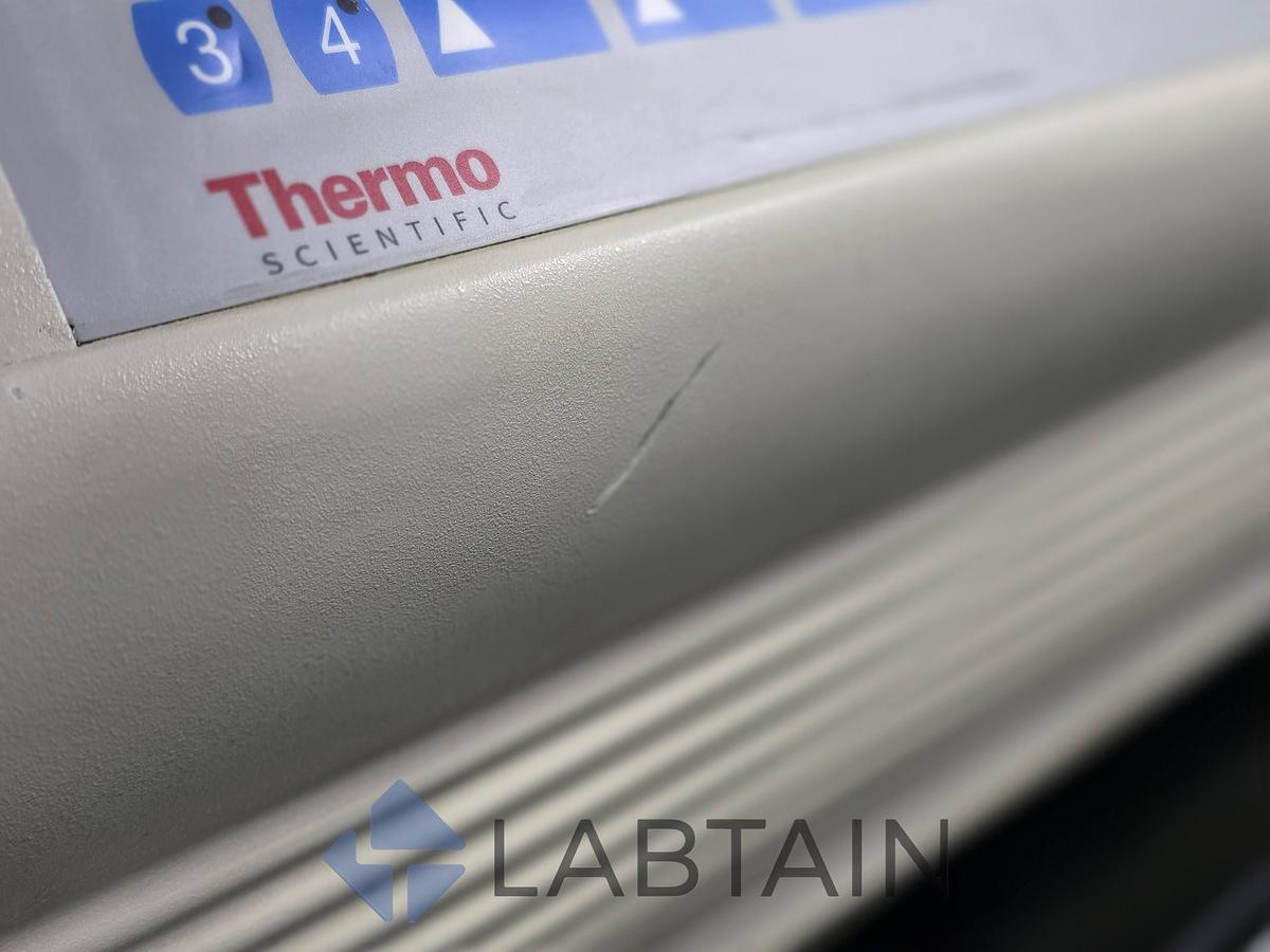 Used Thermo Scientific Sorvall Legend RT+ Refrigerated Benchtop Centrifuge (75004377) with Sorvall/Heraeus 75006445 Four-Place Swinging-Bucket Rotor & (4) Buckets — Used/Inspected