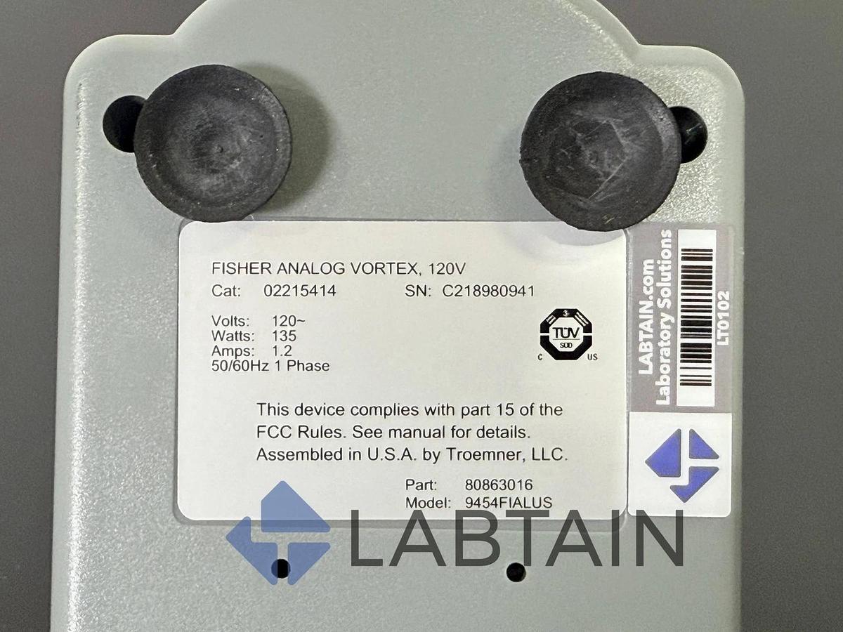 Used Fisher Analog Vortex Mixer – Model 9454H1AUS – 120V – C218980941 – Excellent Condition