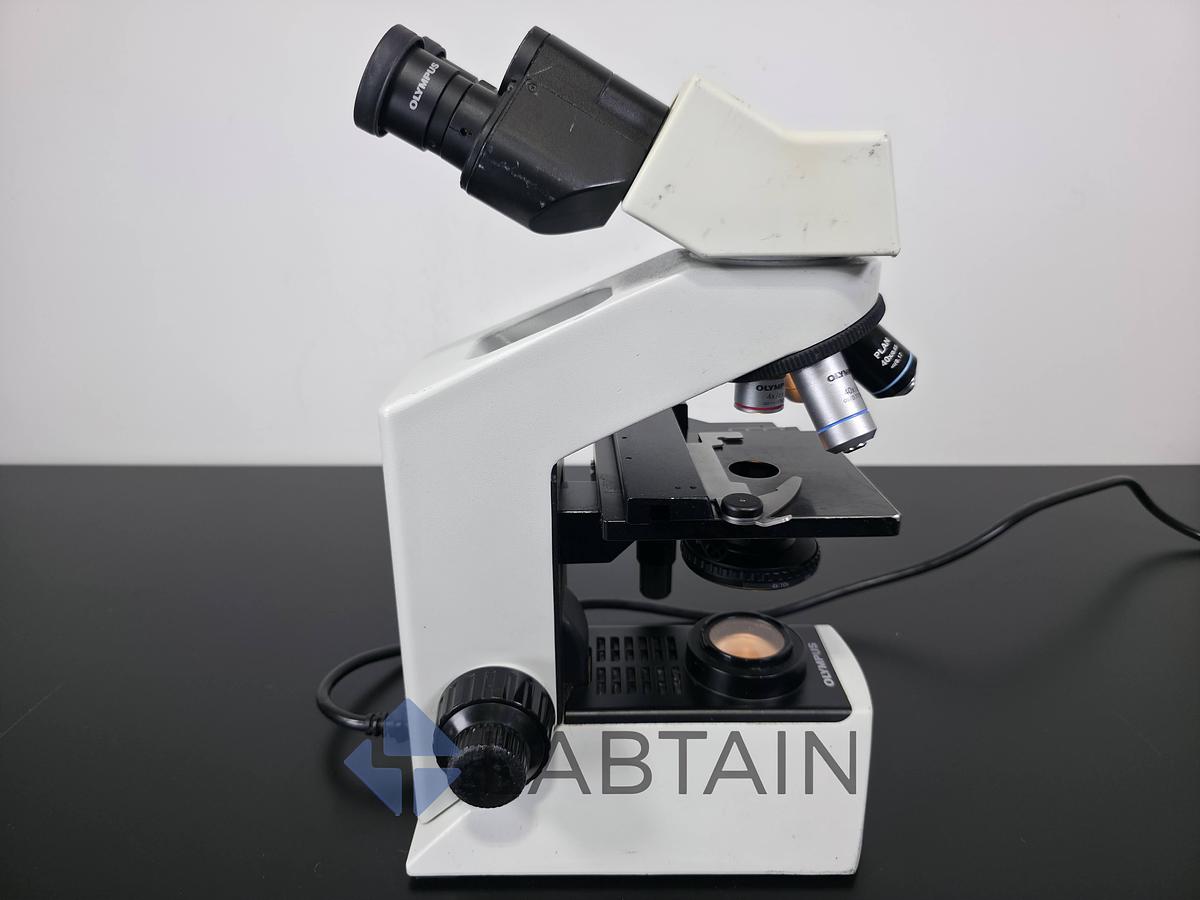 Used Olympus CX22RFS1 Binocular Biological Microscope Plan Objectives 4x-100x Used